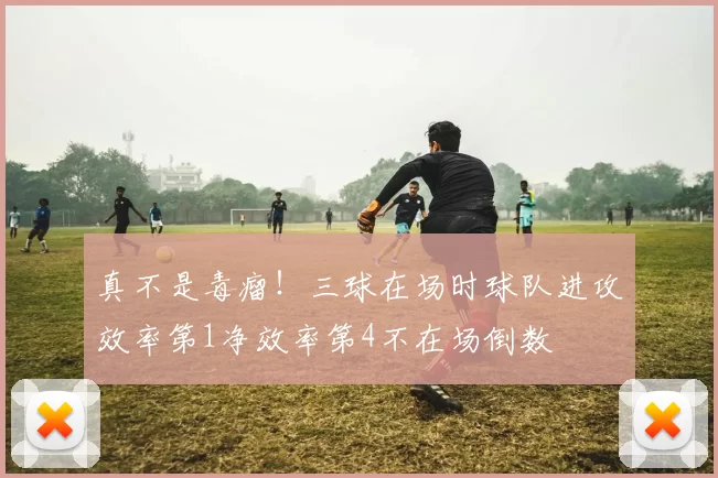 真不是毒瘤！三球在场时球队进攻效率第1净效率第4不在场倒数